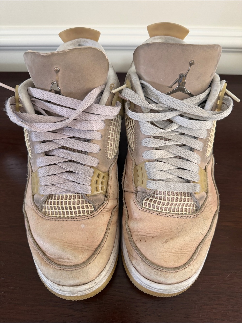 Air Jordan Sneakers in Beige and Off-White